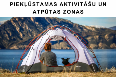 Ilustrācija ar telti